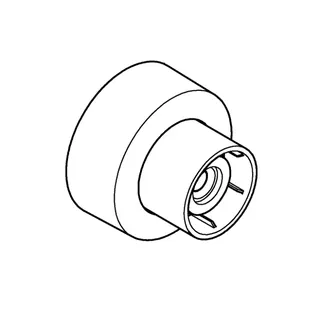 GROHE S-Anschluss 48453 1/2" x 3/4" Verstellbarkeit 7,5mm hard graphite geb. – Bild 3