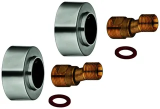 GROHE S-Anschluss 48453 1/2" x 3/4" Verstellbarkeit 7,5mm supersteel – Bild 2