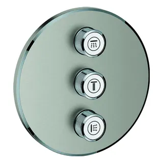 GROHE 3-fach UP-Ventil Grohtherm Smart Control 29122 FMS rund supersteel – Bild 2