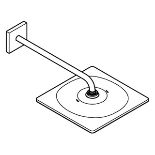 GROHE KopfbrSet Rainshower 310 Mono Cube 26564 BA 1 Strahl 7,5l warm sunset gb. – Bild 3