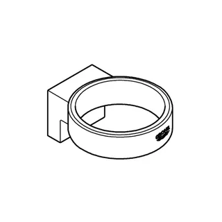 GROHE Halter Selection 41027 für Glas/Seifenspender nickel gebürstet – Bild 4