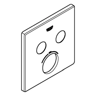 GROHE Rosette 49039 für SmartControl UP-THM mit 2 ASV supersteel – Bild 4
