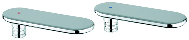 GROHE Griffpaar 48305 Markierung blau/rot für Veris chrom