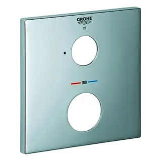 GROHE Rosette 49109 eckig für THM-Fertigmontagesets chrom – Bild 2