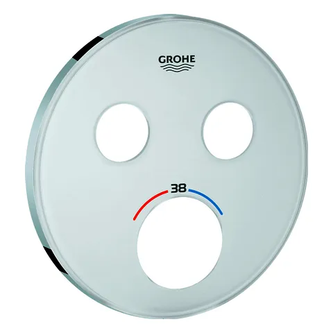 GROHE Rosette 49033 für SmartControl UP-THM mit 2 ASV moon white
