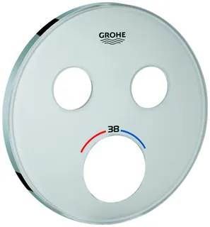 GROHE Rosette 49033 für SmartControl UP-THM mit 2 ASV moon white – Bild 2