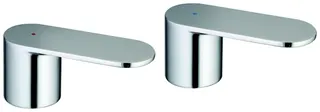 GROHE Griffpaar 48306 Markierung blau/rot für Eurosmart C chrom – Bild 2