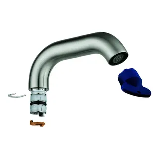 GROHE Rohrauslauf 13373 für Essence EH-Waschtischbatterie M-size supersteel – Bild 2