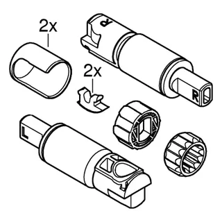 GROHE Stossdämpfer 49535 für Cube Ceramic WC-Sitz SoftClose – Bild 3