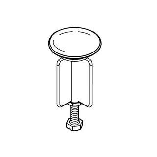 GROHE Stopfen 07182 für Ablaufgarnitur 1 1/4" supersteel – Bild 3