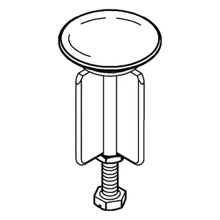 GROHE Stopfen 07182 für Ablaufgarnitur 1 1/4" supersteel – Bild 4