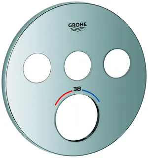GROHE Rosette 49035 für SmartControl UP-THM rund mit 3 ASV chrom