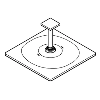 GROHE KopfbrSet Rainshower 310 Mono Cube 26566 DA 1 Strahl 7,5l warm sunset gb. – Bild 3