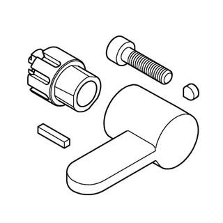 GROHE Mischhebel 42401 chrom – Bild 3