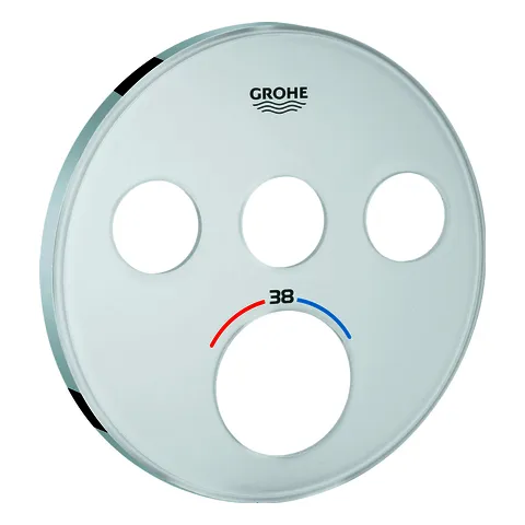 GROHE Rosette 49036 für SmartControl UP-THM rund mit 3 ASV moon white