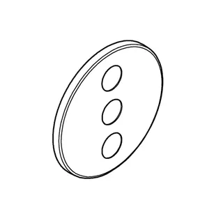GROHE Rosette 48366 rund für SmartControl chrom – Bild 4