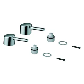 GROHE Griffpaar 48310 Markierung blau/rot für Concetto chrom