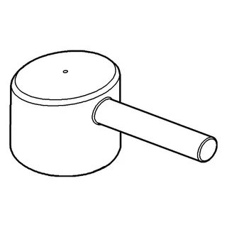 GROHE Griffpaar 48310 Markierung blau/rot für Concetto chrom – Bild 4