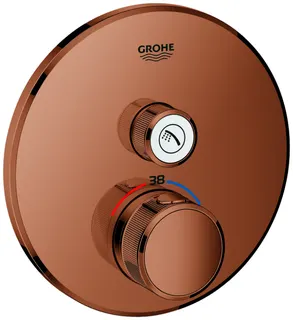 GROHE Thermostat Grohtherm SmartControl 29118 FMS rund 1 ASV warm sunset