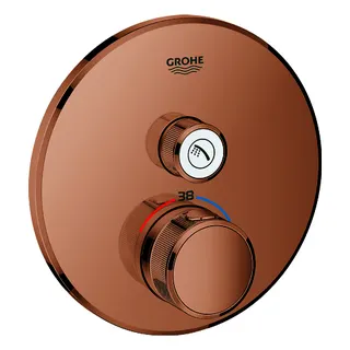 GROHE Thermostat Grohtherm SmartControl 29118 FMS rund 1 ASV warm sunset – Bild 2