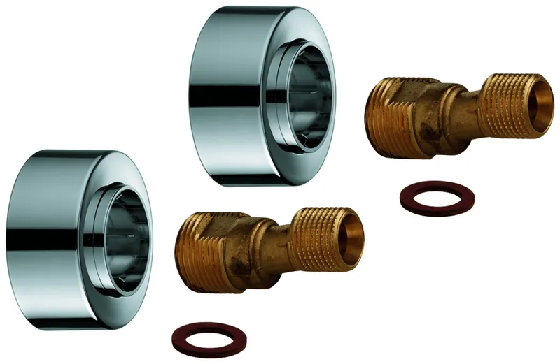 GROHE S-Anschluss 48453 1/2" x 3/4" Verstellbarkeit 7,5mm chrom