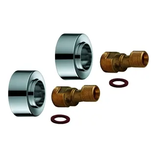 GROHE S-Anschluss 48453 1/2" x 3/4" Verstellbarkeit 7,5mm chrom – Bild 2