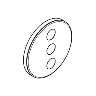 GROHE Rosette 48367 rund für SmartControl moon white – Bild 4