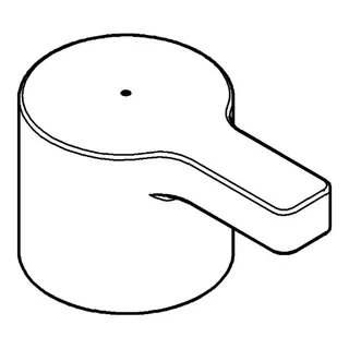 GROHE Griffpaar 48316 Markierung blau/rot für Lineare chrom – Bild 3