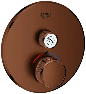 GROHE Thermostat Grohtherm SmartControl 29118 FMS rund 1 ASV warm sunset geb.
