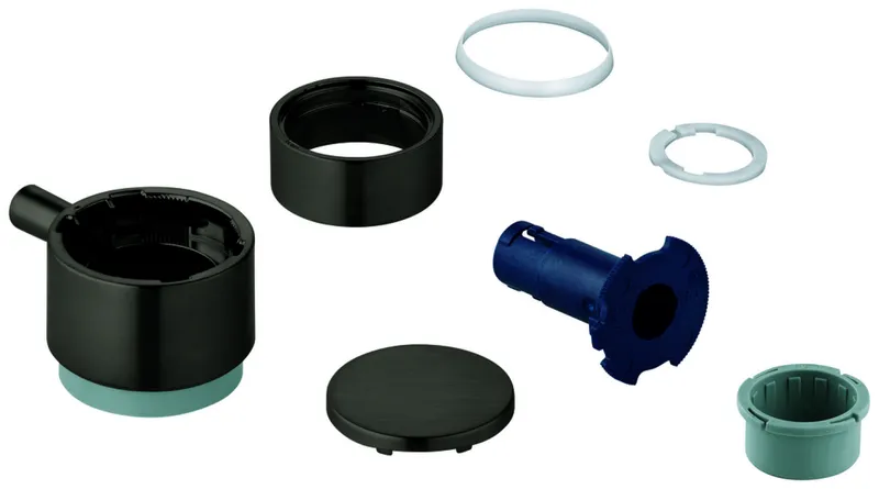GROHE Absperrgriff 49090 für Aquadimmer hard graphite gebürstet