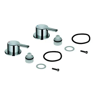 GROHE Griffpaar 48357 Markierung blau/rot für Lineare chrom