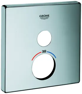 GROHE Rosette 49037 eckig für SmartControl chrom