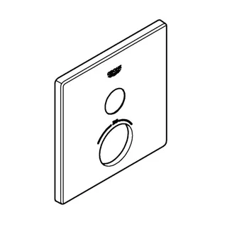 GROHE Rosette 49037 eckig für SmartControl chrom – Bild 4