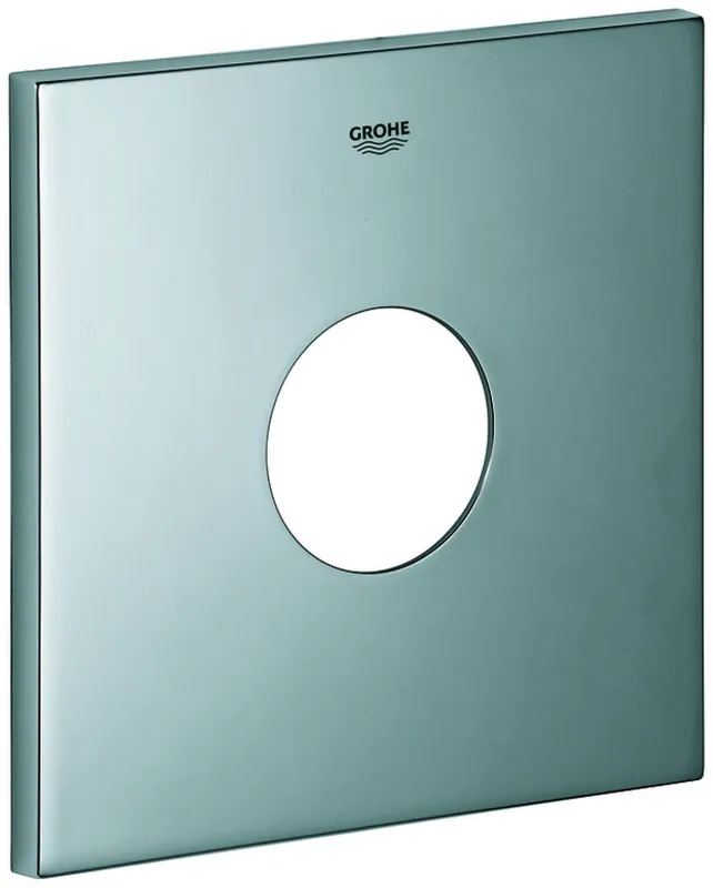 GROHE Rosette 48434 eckig für EHM-Fertigmontagesets chrom