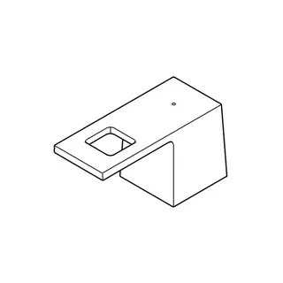 GROHE Griffpaar 48321 für Eurocube 3-L-Waschtisch-Batterie Mark. blau/rot chrom – Bild 4