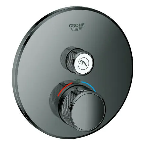 GROHE Thermostat Grohtherm SmartControl 29118 FMS rund 1 ASV hard graphite