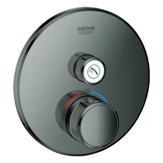 GROHE Thermostat Grohtherm SmartControl 29118 FMS rund 1 ASV hard graphite