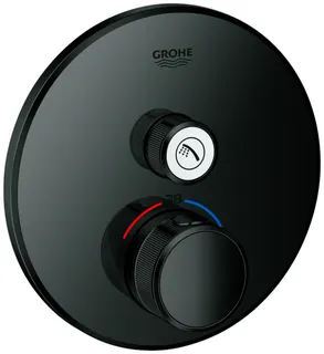 GROHE Thermostat Grohtherm SmartControl 29118 FMS rund 1 ASV hard graphite – Bild 2