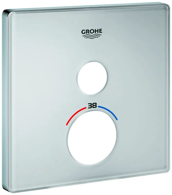 GROHE Rosette 49038 eckig für SmartControl moon white