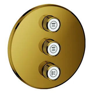 GROHE 3-fach UP-Ventil Grohtherm Smart Control 29122 FMS rund cool sunrise