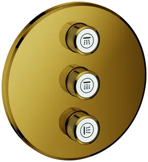 GROHE 3-fach UP-Ventil Grohtherm Smart Control 29122 FMS rund cool sunrise – Bild 2