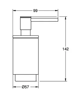 GROHE Seifenspender Selection 41028 für Halter 41027 nickel – Bild 5