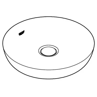 GROHE Aufsatzschale Essence Keramik 39609 450x450 mm PureGuard alpinweiß – Bild 3