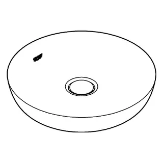 GROHE Aufsatzschale Essence Keramik 39609 450x450 mm PureGuard alpinweiß – Bild 4