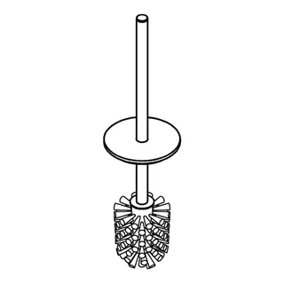 GROHE Ersatzbürste 40951 für Toilettenbürstengarnitur supersteel – Bild 3