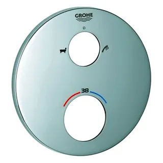 GROHE Rosette 49075 rund für Thermostat-Fertigmontagesets chrom – Bild 2
