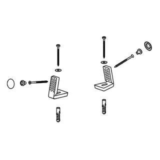 GROHE Befestigungssatz 49516 für Stand-Bidet/-WC – Bild 3