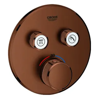 GROHE Thermostat Grohtherm SmartControl 29119 FMS rund 2 ASV warm sunset geb. – Bild 2