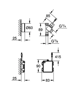 GROHE Absperrventil Switch 40402 für Geschirrspüler batteriebetrieben chrom – Bild 5
