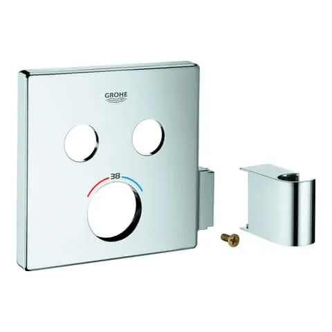 GROHE Rosette 49041 eckig für SmartControl chrom